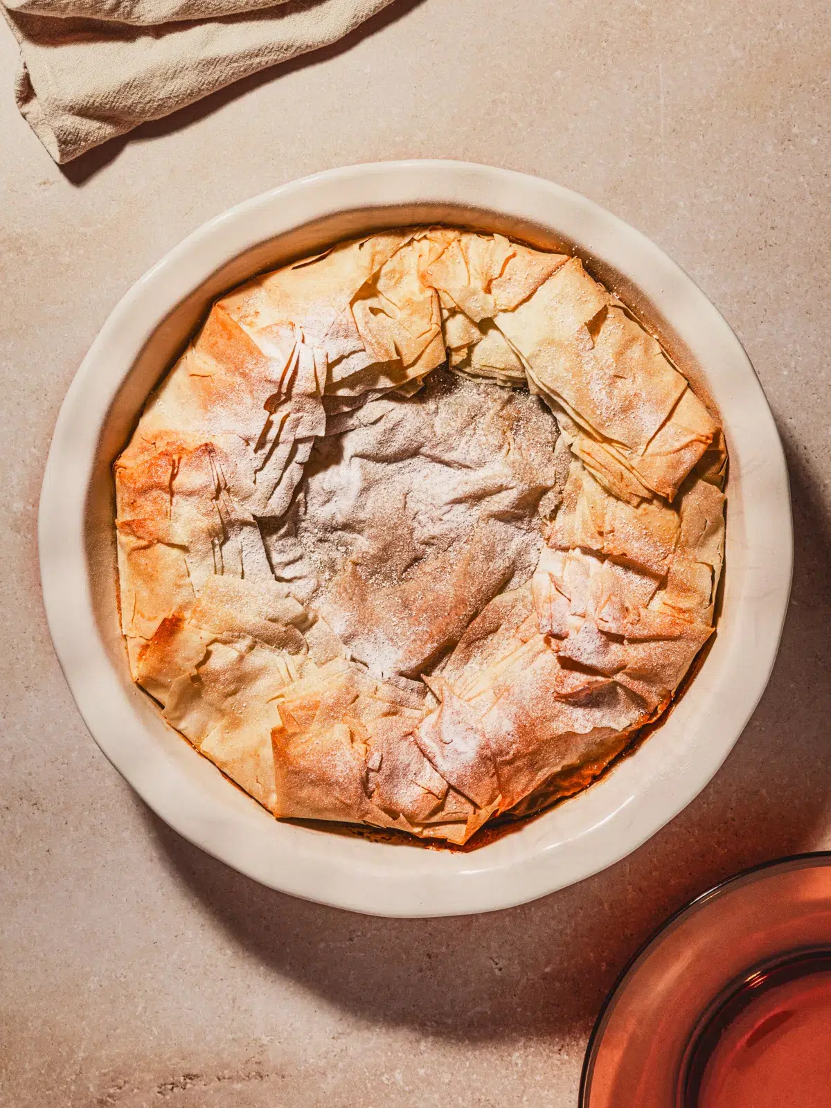 Phyllo Apple Tart (Easy Layered Apple Dessert)