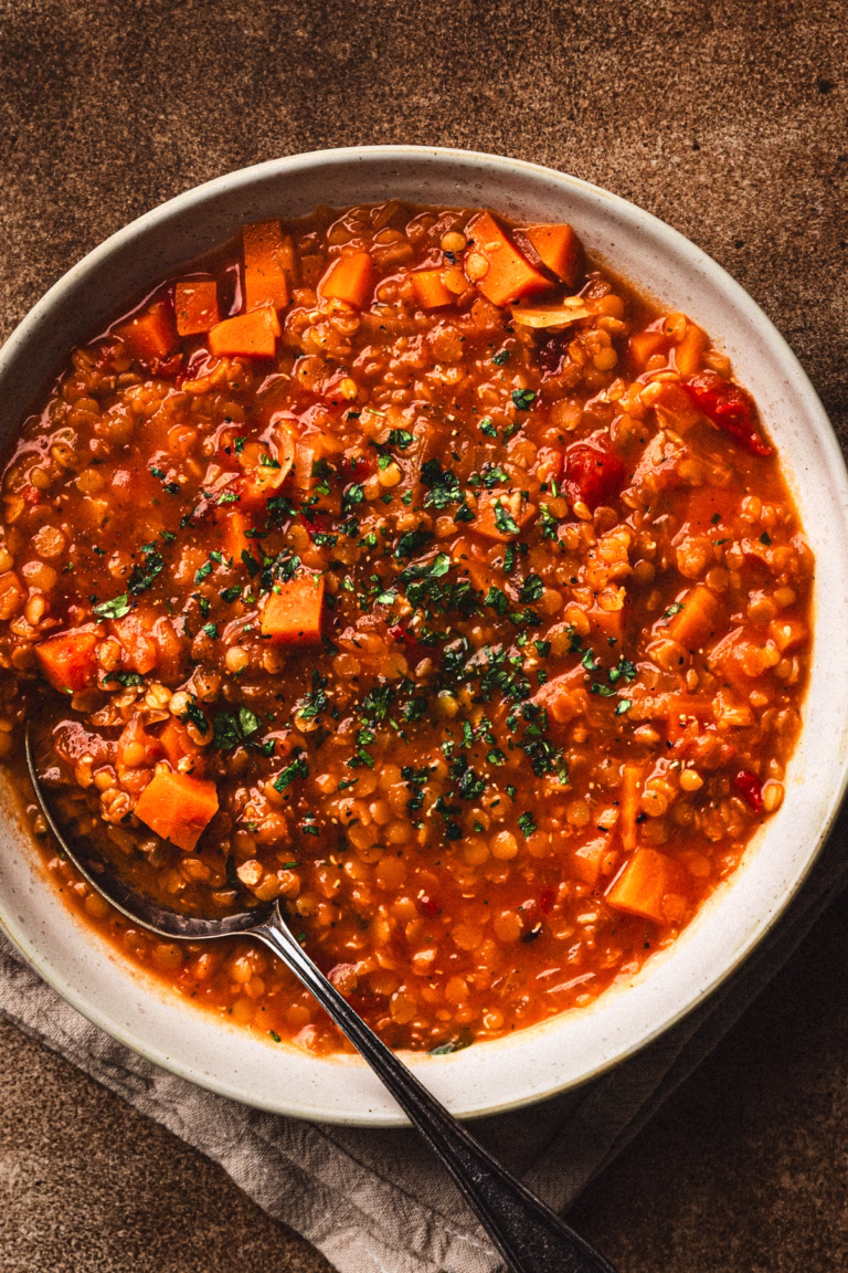 Vegan Lentil Tomato Soup