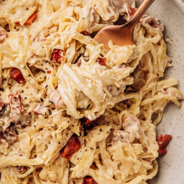 Creamy Cabbage Alfredo